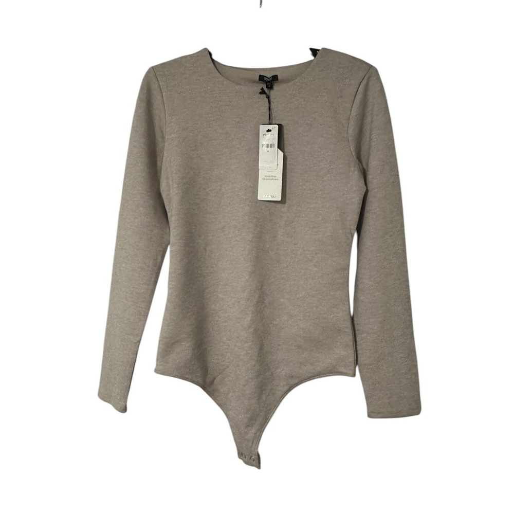 Body Contour High Compression Crew Neck Long Sleeve Bodysuit size medium
